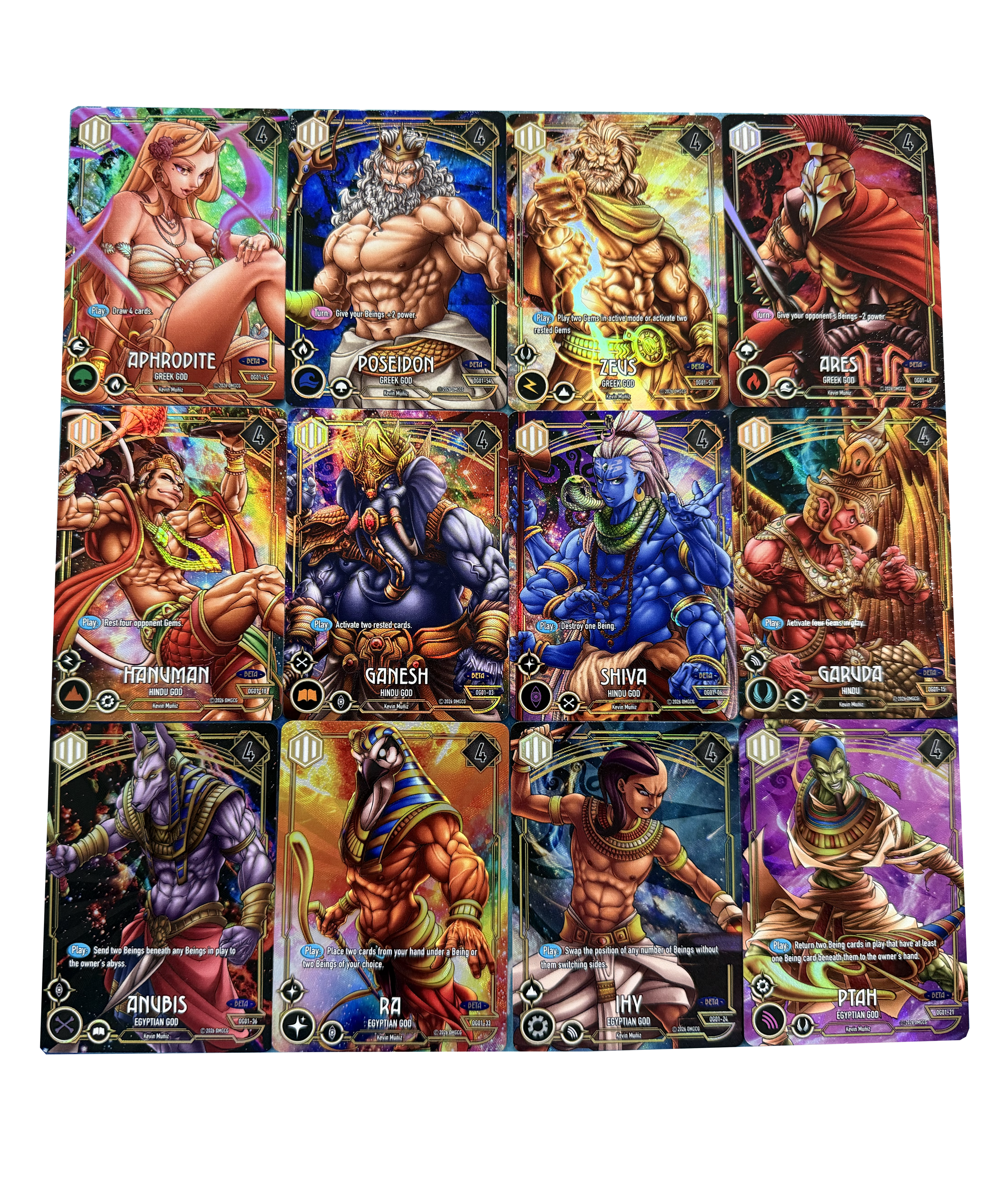 OG01 Beta Deck Case - Ancient Deities